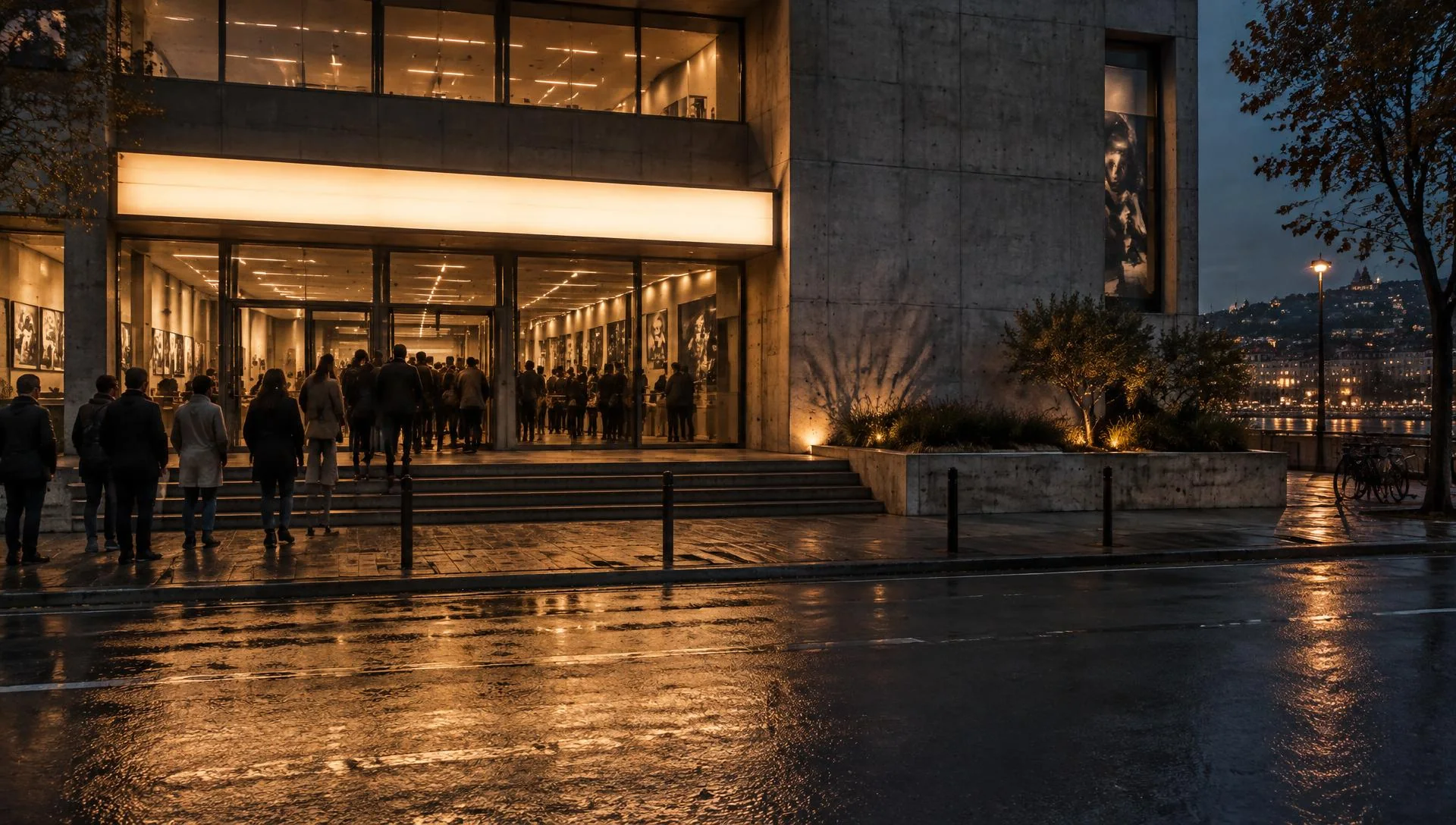 People entering a cinema — illustrative editorial imagery